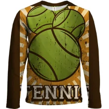 Детский 3D лонгслив Tennis Balls