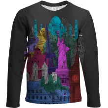 Детский 3D лонгслив World Attractions