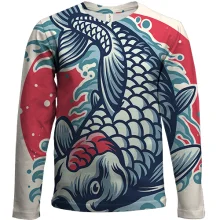 Дитячий 3D лонгслів Koi Art