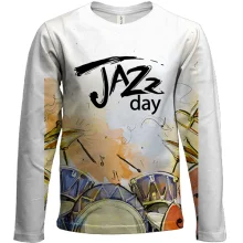 Дитячий 3D лонгслів Jazz day