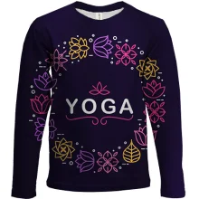 Дитячий 3D лонгслів YOGA