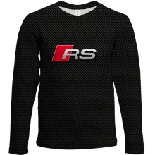 Детский 3D лонгслив Audi RS Carbon