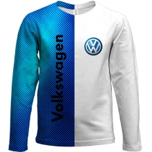 Дитячий 3D лонгслів Volkswagen Blue Logo