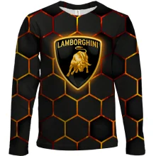 Дитячий 3D лонгслів Lamborghini