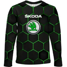 Детский 3D лонгслив Skoda (броня)