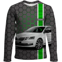 Детский 3D лонгслив Skoda Octavia