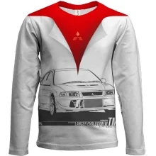 Детский 3D лонгслив Mitsubishi (рисунок)