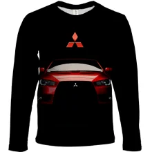 Детский 3D лонгслив Mitsubishi Lancer (2)