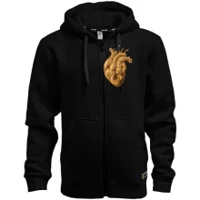 Чоловіче худі на блискавці Golden Heart