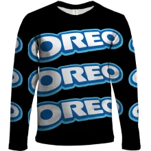 Детский 3D лонгслив Oreo pattern