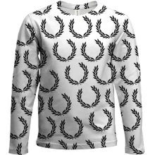 Детский 3D лонгслив Fred Perry pattern