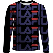 Детский 3D лонгслив FILA pattern