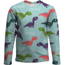 Дитячий 3D лонгслів Dinosaur pattern