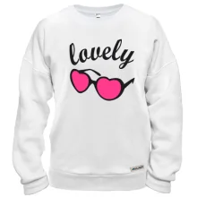 Свитшот с розовыми очками Lovely