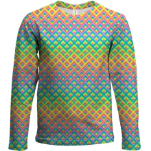 Детский 3D лонгслив Rainbow pattern