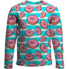 Дитячий 3D лонгслів Donut pattern