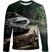 Детский 3D лонгслив Mercedes Benz GLE ART