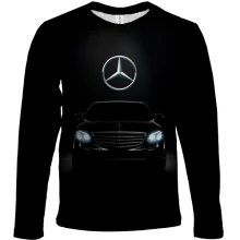 Детский 3D лонгслив Mercedes-Benz Black