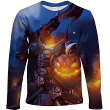 Детский 3D лонгслив The headless horseman art 2