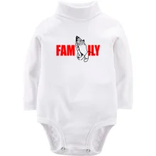 Детское боди с длинным рукавом FAMILY