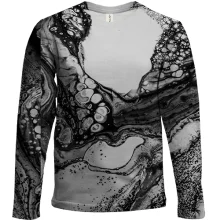 Дитячий 3D лонгслів Abstraction alcohol ink