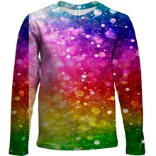 Детский 3D лонгслив Rainbow pattern.