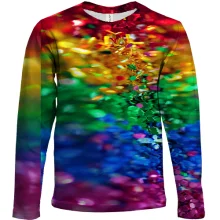Дитячий 3D лонгслів Rainbow sequins