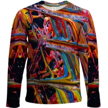 Дитячий 3D лонгслів Multicolor abstraction 3