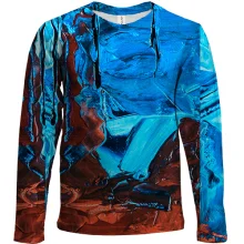 Дитячий 3D лонгслів Multicolor abstraction 5