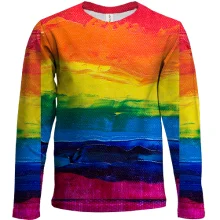Дитячий 3D лонгслів Rainbow Abstraction 5