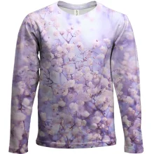 Дитячий 3D лонгслів Cute pink flowers