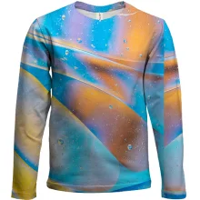 Дитячий 3D лонгслів Multicolor abstraction 10