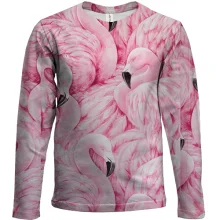 Дитячий 3D лонгслів Flamingo pattern