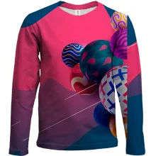 Детский 3D лонгслив Multicolor balls