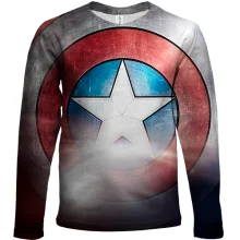 Детский 3D лонгслив Captain America