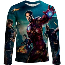 Детский 3D лонгслив AVANGERS