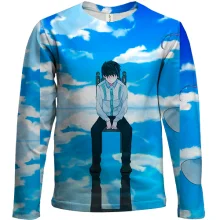 Дитячий 3D лонгслів Kaneki and Toka