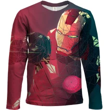 Дитячий 3D лонгслів Iron man attacks