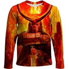 Дитячий 3D лонгслів HELLBOY