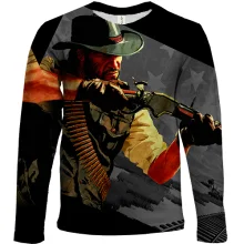 Детский 3D лонгслив Red dead john marston