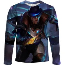 Детский 3D лонгслив Pulsefire Twisted Fate Skin Spotlight