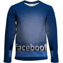 Детский 3D лонгслив the facebook