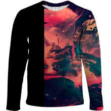 Дитячий 3D лонгслів Multicolor abstraction 16