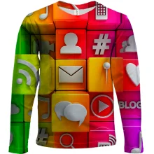 Детский 3D лонгслив Multicolor icons