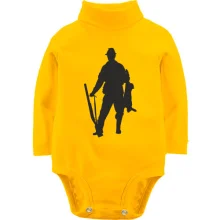 Детское боди с длинным рукавом Hunter silhouette