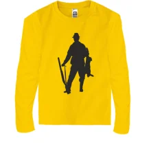 Детский лонгслив Hunter silhouette