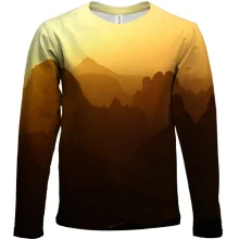 Детский 3D лонгслив Mountains sunset
