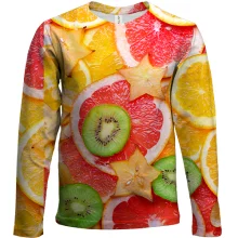 Детский 3D лонгслив Citrus pattern