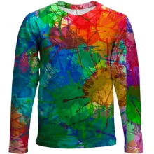 Дитячий 3D лонгслів Multicolored blots
