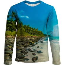 Дитячий 3D лонгслів Uninhabited island